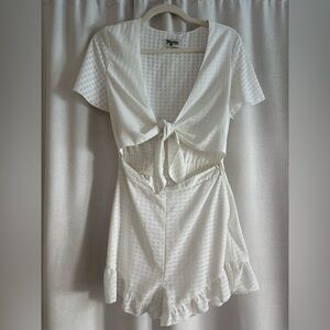 Show Me Your MuMu White Romper